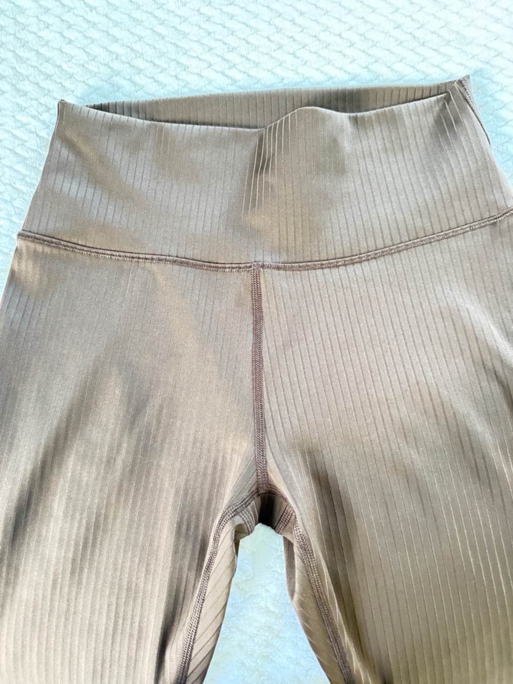 Vuori Brown Ribbed Inversion Legging - Picture 5 of 8